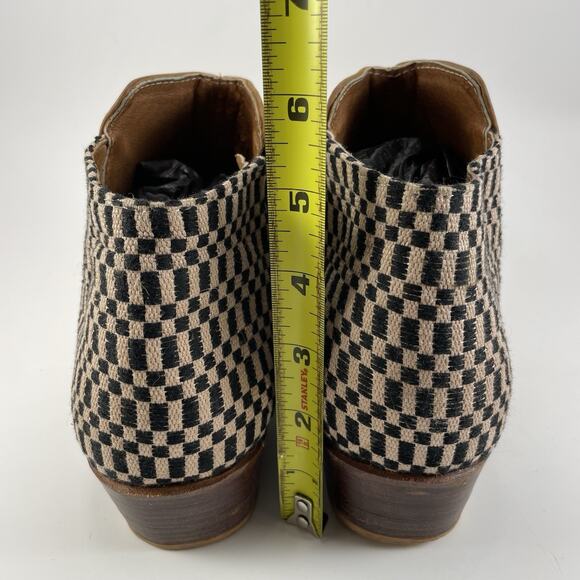 The Root Collective Lee Slip On Booties Womens Size 10 Brown Leather Woven - Picture 5 of 11